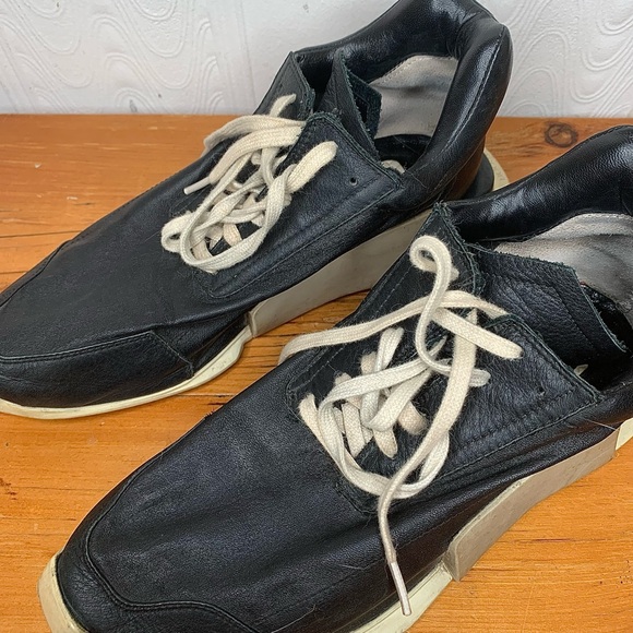 Rick Owens x Adidas 2017 Level Runner Boost Sneakers - Picture 2 of 7